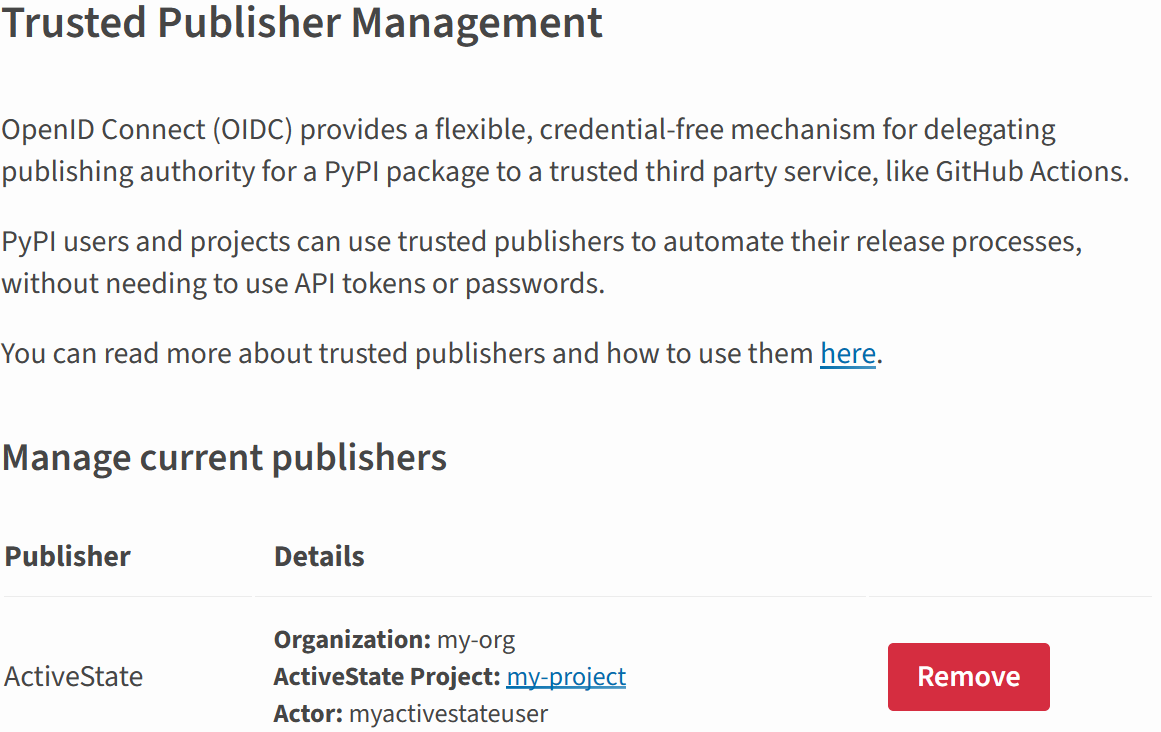 显示新添加的 ActiveState 发布者的图像